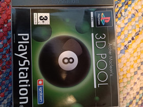 PS1 3D Pool, Pelikonsolit ja pelaaminen, Viihde-elektroniikka, Liperi, Tori.fi