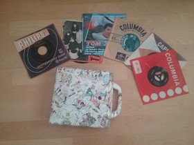 Vintage singlekansio + 18 singlelevy, Musiikki CD, DVD ja nitteet, Musiikki ja soittimet, Kokemki, Tori.fi