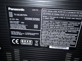 Panasonic TX-32LCDM70FA digitv + Philips DTR220/12 kaapelidigiboxi, Digiboksit, Viihde-elektroniikka, Kuopio, Tori.fi