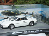 1:43 pienoismalli 007 Lotus Esprit 1977 James Bond auto The spy Who Loved Me