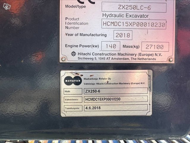 Hitachi ZX 250 LC N-6 10