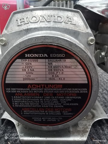 Honda EG550 3