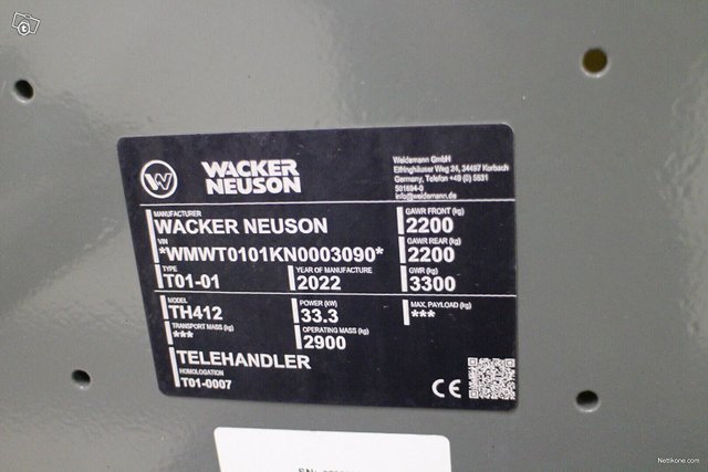 Wacker Neuson TH 412 7