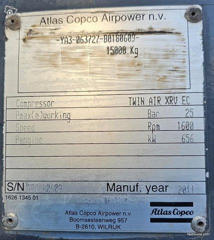 Atlas Copco Twin Air XRV 2000 CD6 16