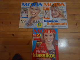 Moda-lehdet 2, 3,ja 4 /2004, Lehdet, Kirjat ja lehdet, Kuusamo, Tori.fi