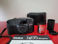 Konica Z-up 135 Super filmikamera, filmi, ohjekirja