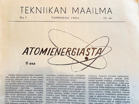 Tekniikan Maailma 1954, Lehdet, Kirjat ja lehdet, nekoski, Tori.fi