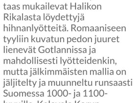 Setti Kalevala Korun Aurinkoleijona-koruja, pronss, Kellot ja korut, Asusteet ja kellot, Imatra, Tori.fi