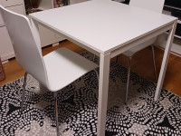 Ikea Melltorp pyt + tuolit 2 kpl