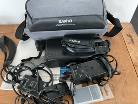 Sanyo VM-D3P videokamera + lislaitteet, Kamerat, Kamerat ja valokuvaus, Siilinjrvi, Tori.fi