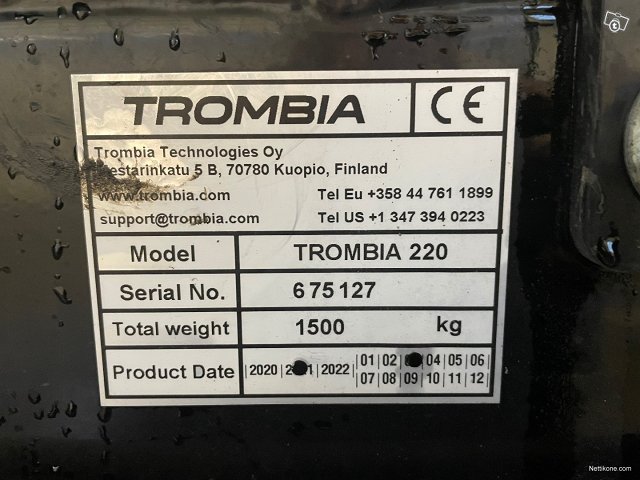 Trombia Technologies 220 Imulakaisukone 20
