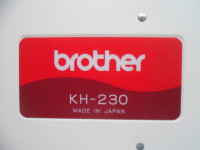 BROTHER KH-230 paksulanka neulekone