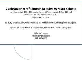 1H, Hmeentie 29 B, Kauniainen, Salo, Liike- ja toimitilat, Asunnot, Salo, Tori.fi
