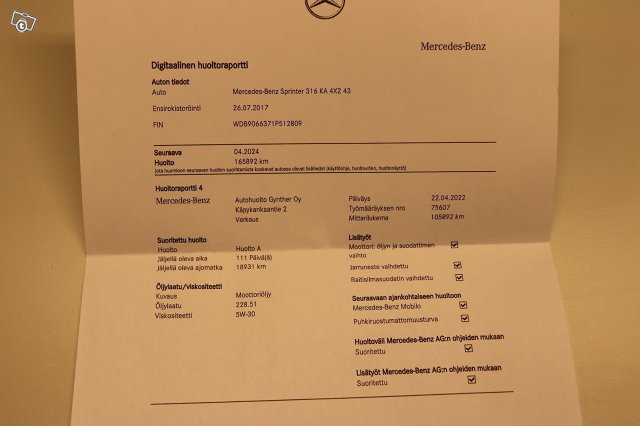 Mercedes-Benz Sprinter 22