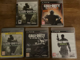 PS3 Call of Duty, Pelikonsolit ja pelaaminen, Viihde-elektroniikka, Vantaa, Tori.fi