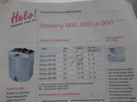 Helo Steamy 800 shkhyrykiuas, Kylpyhuoneet, WC:t ja saunat, Rakennustarvikkeet ja tykalut, Riihimki, Tori.fi