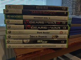 Xbox 360 pelej, Pelikonsolit ja pelaaminen, Viihde-elektroniikka, Kotka, Tori.fi