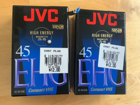 2 x JVC VHS-C videokasetti, uusi ja kyttmtn, yht 18 , Muut kodinkoneet, Kodinkoneet, Tuusula, Tori.fi