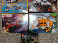 Lego setti 5 uutta pakettia!