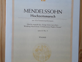 Nuotti: Mendelssohn: Hochzeitsmarsch, piano, Muu musiikki ja soittimet, Musiikki ja soittimet, Hyvink, Tori.fi
