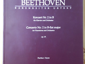 Nuotti: Beethoven: Orkesteripart. pianokons.2 ja 3, Muu musiikki ja soittimet, Musiikki ja soittimet, Hyvink, Tori.fi