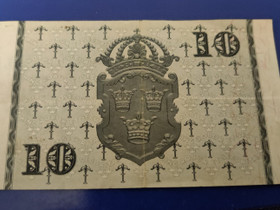 10 kronor seteli 1958, Rahat ja mitalit, Kerily, Mustasaari, Tori.fi
