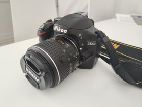 Nikon D3200 + AF-S Nikkor 18-55mm, Kamerat, Kamerat ja valokuvaus, Oulu, Tori.fi