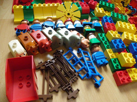 Duplo Lego paketti yhteens 123 osaa + vihre laatikko, Lelut ja pelit, Lastentarvikkeet ja lelut, Sonkajrvi, Tori.fi