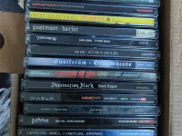 CD-levyt (metalli, thrash, suomihevi, black metal ym.)