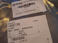 Zero SR/F Sport Windscreen Kit