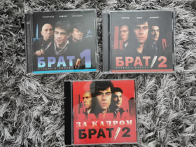 Brat 1 ja 2 musiikki + Brat 2 za kadrom (3 x CD), Musiikki CD, DVD ja nitteet, Musiikki ja soittimet, Vantaa, Tori.fi
