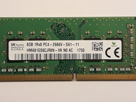 8 GB DDR4 2666V SK Hynix lppri muistia, Komponentit, Tietokoneet ja lislaitteet, Tampere, Tori.fi
