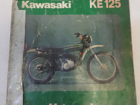 Korjaamokirja Kawasaki KE125, Muut motovaraosat ja tarvikkeet, Mototarvikkeet ja varaosat, Espoo, Tori.fi