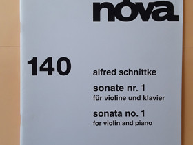 Nuotti: Schnittke: Sonata nr. 1, viulu, piano, Muu musiikki ja soittimet, Musiikki ja soittimet, Hyvink, Tori.fi