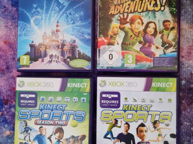 Xbox 360 Kinect Pelit, Pelikonsolit ja pelaaminen, Viihde-elektroniikka, Lappeenranta, Tori.fi
