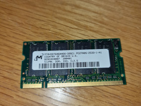 IBM 512MB SODIMM DDR 333 PC-2700 FRU 31P9833 notebook RAM memory, Komponentit, Tietokoneet ja lislaitteet, Pori, Tori.fi