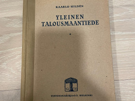 Hildn: Yleinen talousmaantiede 1924, Oppikirjat, Kirjat ja lehdet, Tampere, Tori.fi
