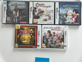 Nintendo DS & 3DS pelej (Castlevania, Chrono Trigger yms), Pelikonsolit ja pelaaminen, Viihde-elektroniikka, Siilinjrvi, Tori.fi