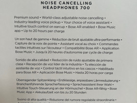 Bose Noise Cancelling Headphones 700, Audio ja musiikkilaitteet, Viihde-elektroniikka, Helsinki, Tori.fi