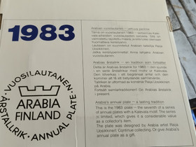 Arabia Finland vuosilautanen 1983, Muut keittitarvikkeet, Keittitarvikkeet ja astiat, Tampere, Tori.fi