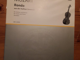Nuotti: Mozart: Rondo, viulu, piano, Muu musiikki ja soittimet, Musiikki ja soittimet, Hyvink, Tori.fi