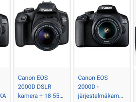 Canon EOS 2000D, Kamerat, Kamerat ja valokuvaus, Keminmaa, Tori.fi
