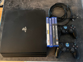 Playstation 4 Pro, PS4 1Tb, Pelikonsolit ja pelaaminen, Viihde-elektroniikka, Pori, Tori.fi