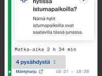 Kerava-Kuopio junaliput 28.3