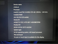 Fujitsu Lifebook S936 [i5, 20GB DDR4, 128GB M.2]