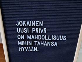 Kirjaintaulu, Taulut, Sisustus ja huonekalut, Rovaniemi, Tori.fi