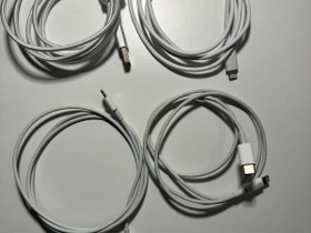 Apple Lightning -laturinjohtoja (4kpl), Puhelintarvikkeet, Puhelimet ja tarvikkeet, Hattula, Tori.fi