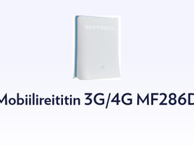 Mobiilireititin 3G/4G MF286D, Oheislaitteet, Tietokoneet ja lislaitteet, Jms, Tori.fi