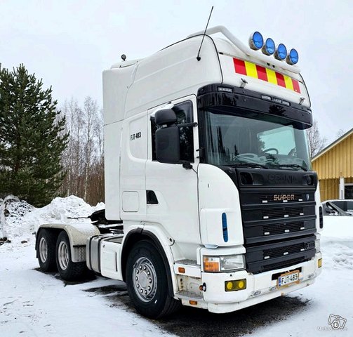 Scania R164 + Närko 3-aks + Meiller 3-aks, kuva 1