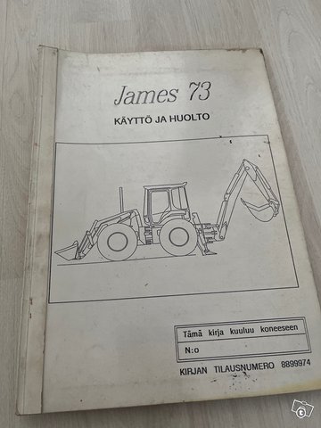 James 73 kaivuri ohjekirja, kuva 1